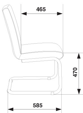 Стул бюрократ ch 250 v